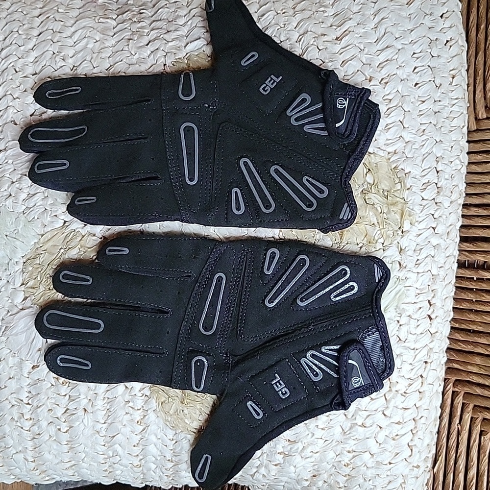 NWOT, Pearl Izumi full finger gel gloves, black, size L - Picture 4 of 12